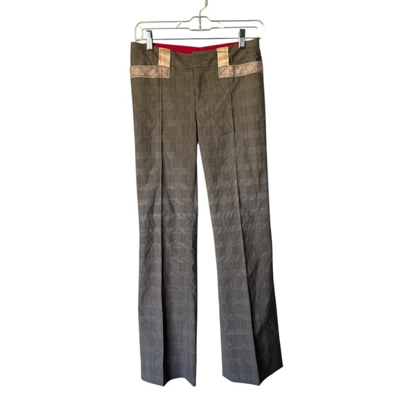 Rebecca Taylor Vintage 90s Y2K  2 Pc Pantsuit Herringbone Excellent Size 2 - Picture 7 of 13